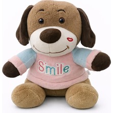 InTrio 40 cm Peluş Köpek – Smile Yazılı Yumuşak Oyuncak