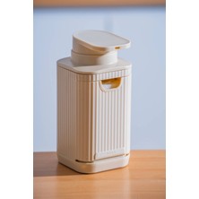 Acar 9255 Snoppy Sünger Hazneli Sıvı Sabunluk Cream - 19 cm