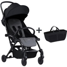 Bumprider Connect³ Bebek Arabası Black-Grey Melange & Yan Düzenleyici Çanta