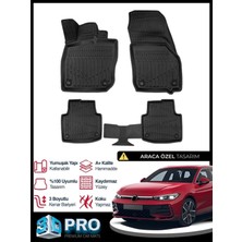 DBC Online Vw Passat B9 3D Havuzlu Paspas 2023 2024 2025 2026 Model Kokusuz