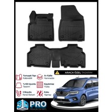 DBC Online Renault Kangoo 3D Havuzlu Paspas 2024 2025 2026 Model Kokusuz