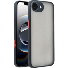 Epilons Iphone 16E Kılıf Montreal Silikon Kapak - Siyah