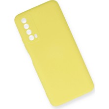 Epilons P 2021 Kılıf Nano Içi Kadife Silikon - Sarı