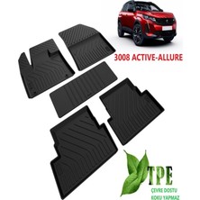 DBC Online Peugeot 3008 Active Allure Havuzlu Paspas 2016 2017 2018 2019 2020 2021 2022 2023 2024