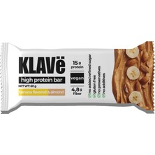 Klavë Muzlu ve Bademli Protein Bar 60G