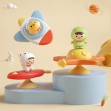 Bbsky 3'lü Vantuzlu Bebek Eğitici Gelişim Oyuncağı: Sevimli Hayvan Figürlü Spinner Seti - 18+ Ay Hareketli Duyusal Gelişim Hediyesi - Pürüzsüz Yüzeylere Yapışan Ince Motor Geliştirici Aktivite Seti