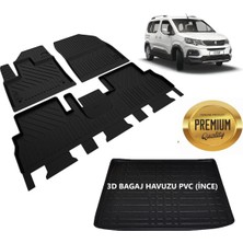 DBC Online Yeni Proace Makyajlı Paspas Bagaj Havuzu Set Kokusuz Yumuşak 2024 2025 Model Proace Cıty