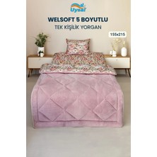 Uysal Yorgan Welsoft 5 Boyutlu Tek Kişilik Yorgan PUDRA