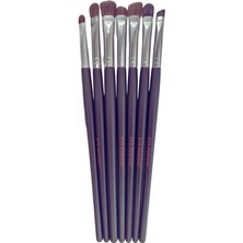 Evaprıncess 7'li Makyaj Fırça Seti, Far Fırçası, Koyu Renkli, Kişisel Bakım