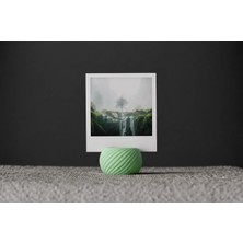 Instax Masaüstü Fotoğraf Tutucu Dekoratif Fotoğraf Standı Su Yeşili