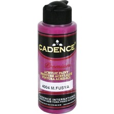 Cadence Akrilik Boya M. Fuşya 120 ml Su Bazlı Yüksek Kapatma Gücüne Sahip Dekoratif Boya