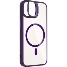 Epilons Iphone 11 Remim Lensli Magsafe Standlı Kapak - Derin Mor