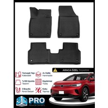 DBC Online Vw Id.4 3D Havuzlu Paspas 2024 2025 2026 Model Kokusuz