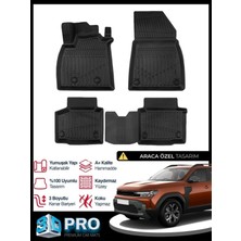 DBC Online Renault Duster 4x2 Eco G 3D Havuzlu Paspas 2024 2025 2026 Model Kokusuz