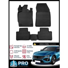 DBC Online Peugeot 408 (Benzinli) 3D Havuzlu Paspas 2023 2024 2025 2026 Model Kokusuz