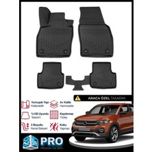 DBC Online Vw T-Cross 3D Havuzlu Paspas 2021 2022 2023 2024 2025 2026 Model Kokusuz