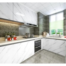 Urfakent Mermer Desenli Yapışkanlı Tezgah Folyosu 5 Mt.