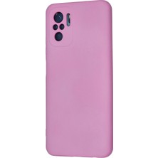 Epilons Redmi Note 10 Kılıf Nano Içi Kadife Silikon - Pembe