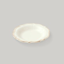 Linens Cinnamon Porselen 23 cm Çukur Tabak Ekru-Kahve
