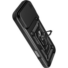 Epilons Iphone 17 Pars Lens Yüzüklü Silikon - Siyah