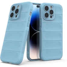 Epilons Iphone 15 Kılıf Optimum Silikon - Sky Blue