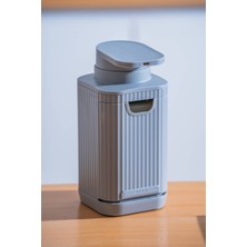 Acar 9255 Snoppy Sünger Hazneli Sıvı Sabunluk Gray - 19 cm