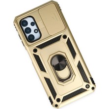 Epilons Galaxy A33 5g Kılıf Pars Lens Yüzüklü Silikon - Gold