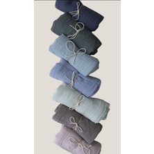 Elias Baby Organik Müslin Bebek Battaniyesi Çift Katlı %100 Pamuk Gots Sertifikalı 75X75 cm