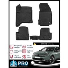 DBC Online Citroen C4 Hybrid 3D Havuzlu Paspas 2025 2026 Model Kokusuz Sadece Hibrit Için Uyumlu