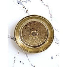 Feyza Design Şık Bakır Hamam Tası, Zarif ve Dayanıklı Tasarım, Estetik Aksesuar