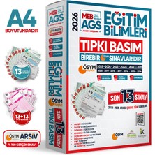İnformal Yayınları 2026 KPSS-MEB AGS EĞİTİM BİLİMLERİ ÖSYM Çıkmış Soru Tıpkı Basım Kitapçıkları 13lü Deneme Paketi