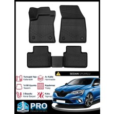 DBC Online Renault Megane 4 3D Pro Havuzlu Paspas 2016 2017 2018 2019 2020 2021 2022 2023 2024 2025