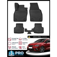 DBC Online Seat Ibiza 3D Havuzlu Paspas 2017 2018 2019 2020 2021 2022 2023 2024 2025 Model