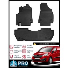 DBC Online Citroen Berlingo 3D Havuzlu Paspas 2008-2018 Arası Modeller Kokusuz