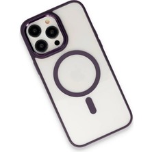 Epilons Iphone 15 Kılıf Room Magneticsafe Silikon - Derin Mor