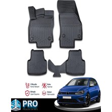 DBC Online Vw Golf 7 3D Havuzlu Paspas 2013 2014 2015 2016 2017 2018 2019 2020 Model Kokusuz