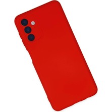 Epilons Galaxy A04S Kılıf Nano Içi Kadife Silikon - Kırmızı