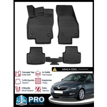 DBC Online Skoda Octavia 3D Havuzlu Paspas 2013 2014 2015 2016 2017 Model Kokusuz