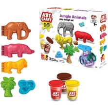Urfakent 03997 Art Craft Orman Hayvanları Hamur Set 168 gr -Fentoys
