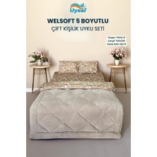 Uysal Yorgan Welsoft 5 Boyutlu Çift Kişilik Uyku Seti BEJ