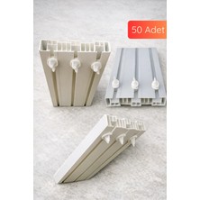 Tayem Tül Perde Korniş Sonu, Perde Korniş Stoperi Finali, Korniş Sıkıştırma Kapama, Perde Kilidi 50 Adet