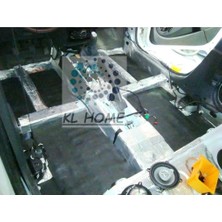 Kl Home 9mmkalınlık - 120CM*100CM (1,2 M2) Yapışkanlı Oto Karavan Ev Ses Akustik Kauçuk Yalıtım