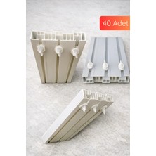 Tayem Tül Perde Korniş Sonu, Perde Korniş Stoperi Finali, Korniş Sıkıştırma Kapama, Perde Kilidi 40 Adet