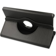 Epilons Tab M8 Kılıf 360 Tablet Deri Kılıf - Siyah