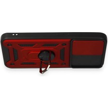 Epilons Galaxy A54 5g Kılıf Pars Lens Yüzüklü Silikon - Kırmızı