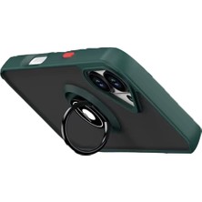 Epilons Iphone 17 Montreal Yüzüklü Silikon Kapak - Yeşil