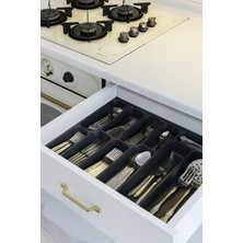 Feyza Design Çekmece Içi Kaşıklık, 50X45 Cm, Yeni Model, Düzenleyici Organizer