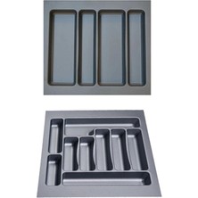 Feyza Design 2'li Düzenleyici Set, Kepçelik ve Kaşıklık, Kesilebilir, 45X40 cm