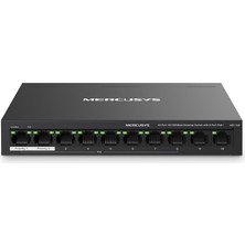 Tp-Link Mercusys MS110P 8 Port 10-100 Mbps Poe+ 2 Port 10-100 Switch Metal Kasa