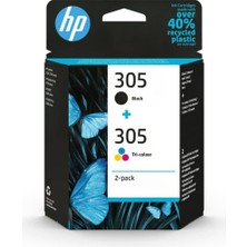 Hp 305 Black-Color Siyah-Renkli Multi Paket 6ZD17AE